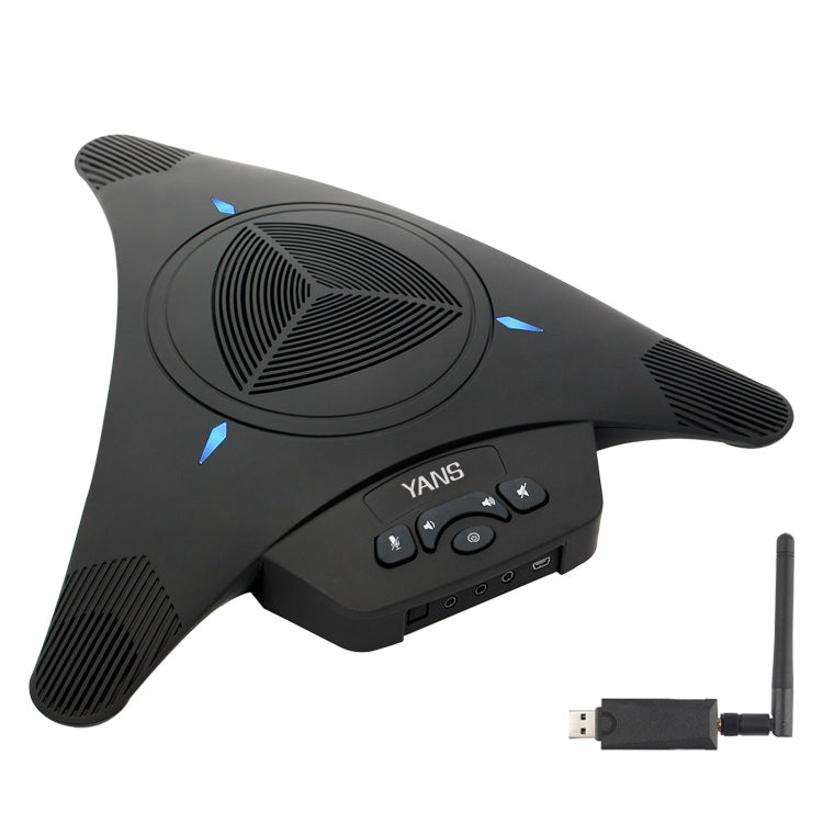 YANS YS-M21W USB Mini Port Video Conference Omnidirectional Microphone (Black) - free shipping - PMc TechLife - Order now!