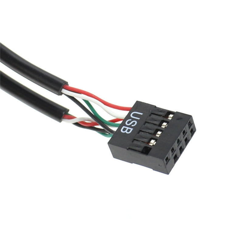 9 Pin USB Header Male 1 to 4 Female Extension Cable Card - USB Cable by PMC TechLife | Online Shopping South Africa | PMC TechLife | Buy Now Pay Later Mobicred