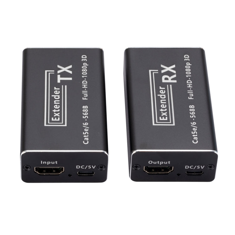 RJ45 to HDMI HD Transmitter 60m Single Network Extender HDMI Signal Amplifier Extender, US Plug - Amplifier by PMC Jewellery | Online Shopping South Africa | PMC Jewellery | Buy Now Pay Later Mobicred