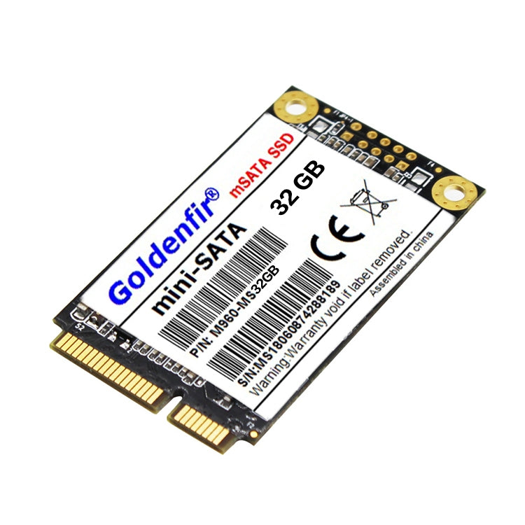 Goldenfir 1.8 inch Mini SATA Solid State Drive, Flash Architecture: TLC, Capacity: 32GB - External Solid State Drives by Goldenfir | Online Shopping South Africa | PMC Jewellery | Buy Now Pay Later Mobicred