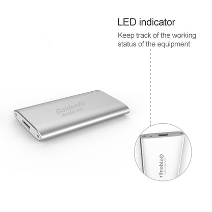 Goldenfir NGFF to Micro USB 3.0 Portable Solid State Drive, Capacity: 64GB(Silver) - External Solid State Drives by Goldenfir | Online Shopping South Africa | PMC Jewellery | Buy Now Pay Later Mobicred