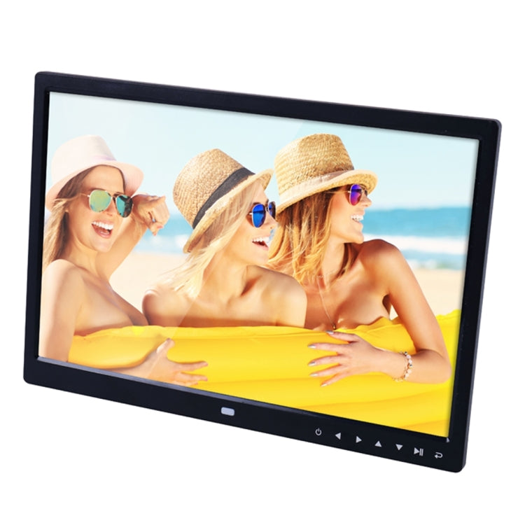 15.0 inch LED Display Digital Photo Frame with Holder / Remote Control, Allwinner, Support USB / SD Card Input / OTG(Black) - 11-15 inch by PMC TechLife | Online Shopping South Africa | PMC TechLife | Buy Now Pay Later Mobicred