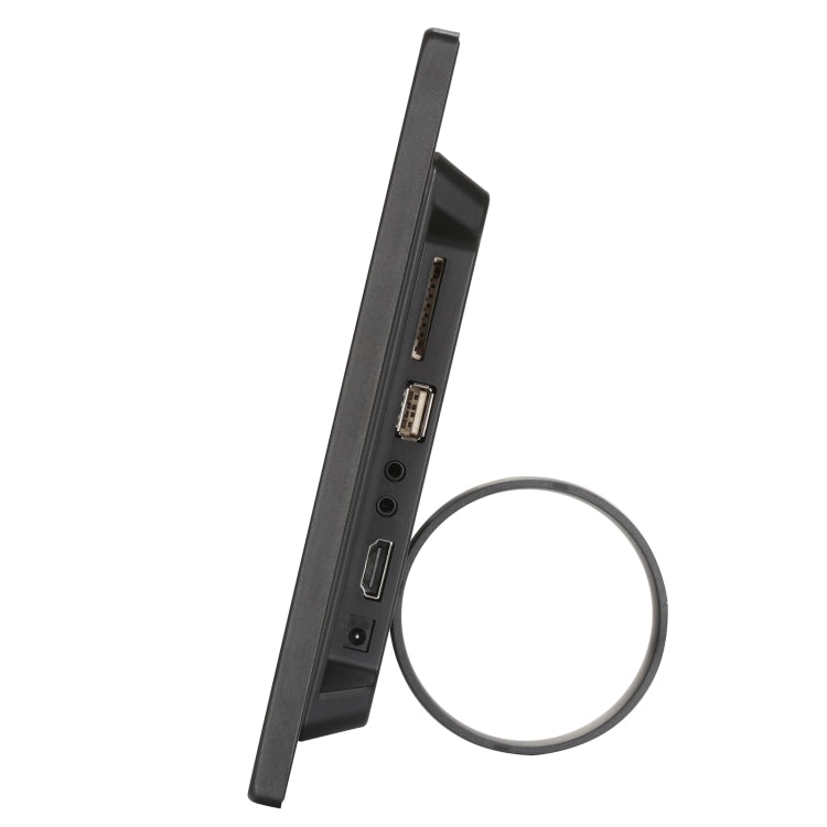 HSD1202 12.1 inch 1280x800 High Resolution Display Digital Photo Frame with Holder and Remote Control, Support SD / MMC / MS Card / USB Port, UK Plug(Black) - 11-15 inch by PMC TechLife | Online Shopping South Africa | PMC TechLife | Buy Now Pay Later Mobicred