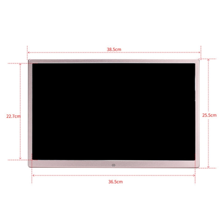 HSD1707 17 inch LED 1440X900 High Resolution Display Digital Photo Frame with Holder and Remote Control, Support SD / MMC / MS Card / USB Port, EU Plug(Gold) - 15 inch Above by PMC Jewellery | Online Shopping South Africa | PMC Jewellery | Buy Now Pay Later Mobicred