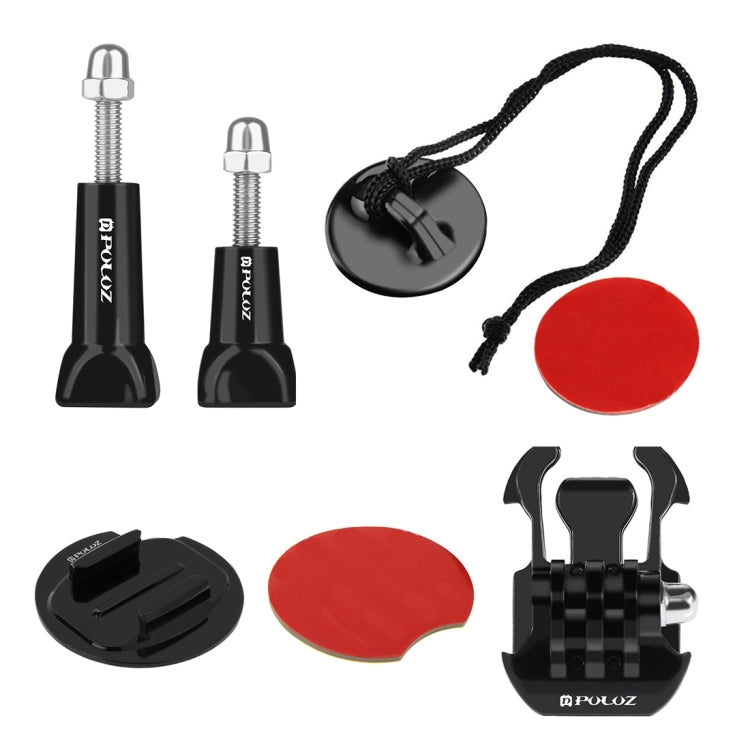 PULUZ 14 in 1 Surfing Accessories Combo Kits with EVA Case (Bobber Hand Grip + Floaty Sponge + Quick Release Buckle + Surf Board Mount + Floating Wrist Strap + Safety Tethers Strap + Storage Bag ) for GoPro, Insta360, DJI and Other Action Cameras -  by PULUZ | Online Shopping South Africa | PMC TechLife | Buy Now Pay Later Mobicred