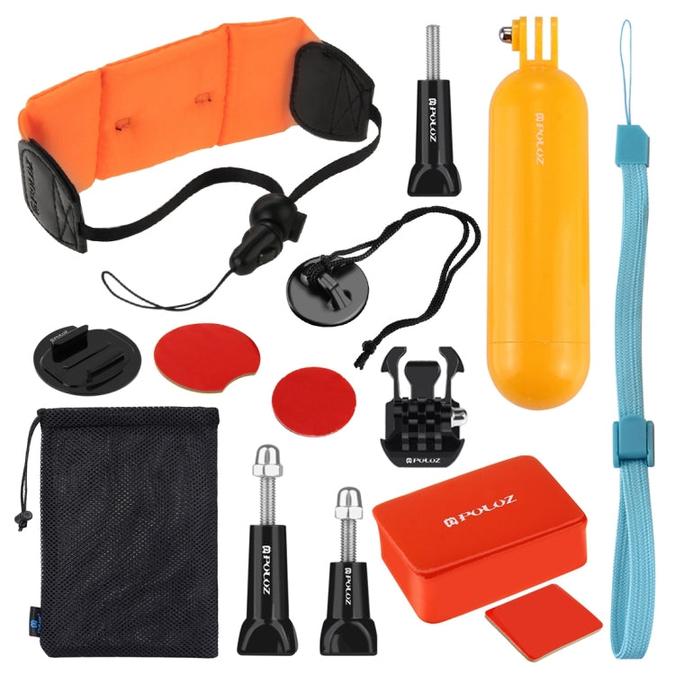 PULUZ 14 in 1 Surfing Accessories Combo Kits (Bobber Hand Grip + Floaty Sponge + Quick Release Buckle + Surf Board Mount + Floating Wrist Strap + Safety Tethers Strap + Storage Bag ) for GoPro, Insta360, DJI and Other Action Cameras -  by PULUZ | Online Shopping South Africa | PMC TechLife | Buy Now Pay Later Mobicred