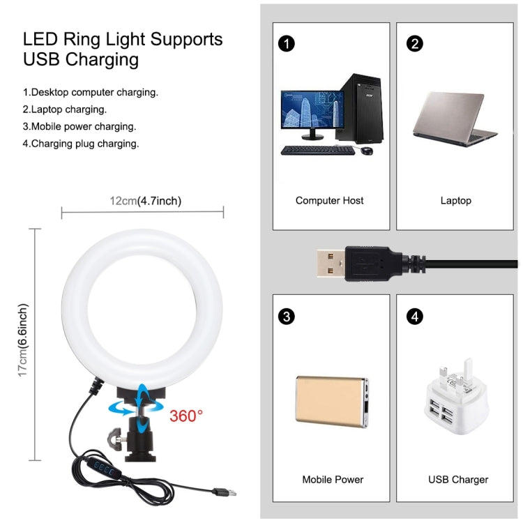PULUZ 2 in 1 Vlogging Live Broadcast Smartphone Video Rig + 4.7 inch 12cm Ring LED Selfie Light Kits with Cold Shoe Tripod Head for iPhone, Galaxy, Huawei, Xiaomi, HTC, LG, Google, and Other Smartphones(Blue) - Camera Cage by PULUZ | Online Shopping South Africa | PMC TechLife | Buy Now Pay Later Mobicred