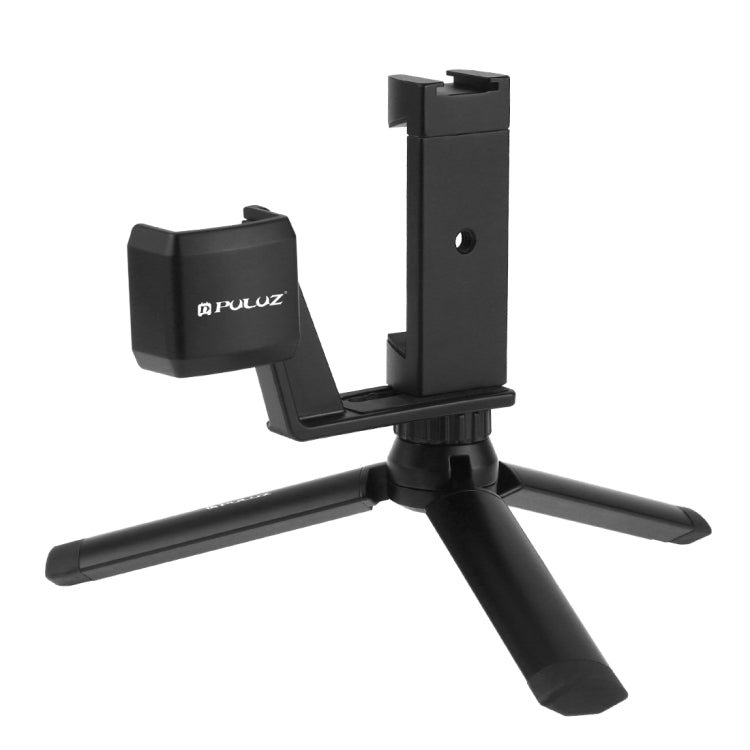 PULUZ Mini Metal Desktop Tripod Mount + Metal Phone Clamp Mount + Expansion Fixed Stand Bracket for DJI OSMO Pocket - Mount & Holder by PULUZ | Online Shopping South Africa | PMC Jewellery | Buy Now Pay Later Mobicred