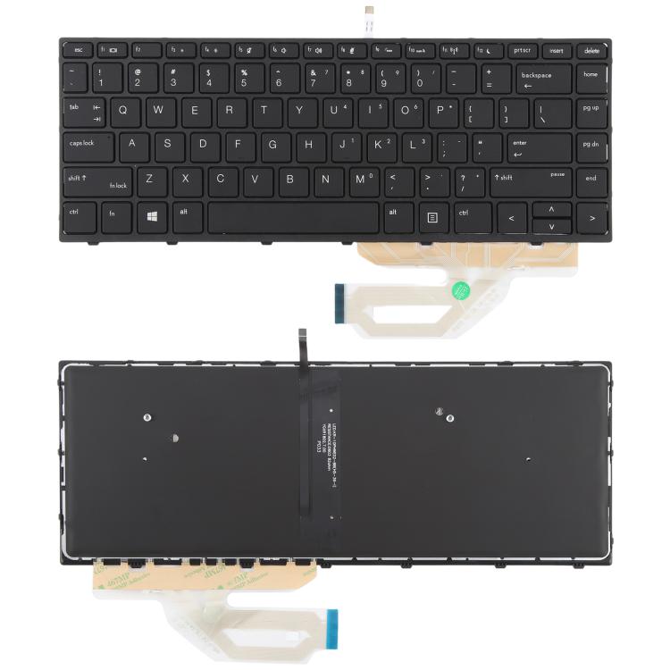 For HP Probook 430 G5 440 G5 445 G5 640 G4 640 G5 L01071-001 L00735-001 US Version Keyboard with Backlight (Black) - free shipping - PMC TechLife - Order now!