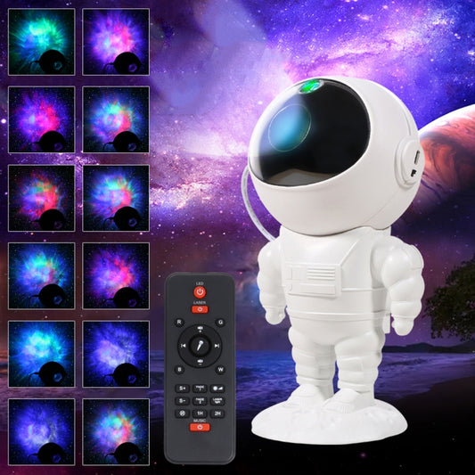 5W Astronaut Starry Sky Projection Lamp USB Night Light (White) - Projection Lamp by PMC Jewellery | Online Shopping South Africa | PMC Jewellery