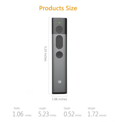 Doosl DSIT032 2.4GHz Wireless Presenter PowerPoint Clicker Representation Remote Control Green Laser Pointer, Control Distance: 100m -  by DOOSL | Online Shopping South Africa | PMC Jewellery | Buy Now Pay Later Mobicred