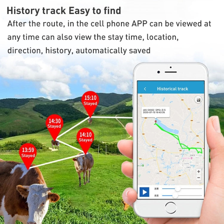 4G US Version Intelligent Waterproof GPS Pet Tracker Solar Energy Cattle Sheep Position Locator - Pet Tracker by PMC Jewellery | Online Shopping South Africa | PMC Jewellery | Buy Now Pay Later Mobicred