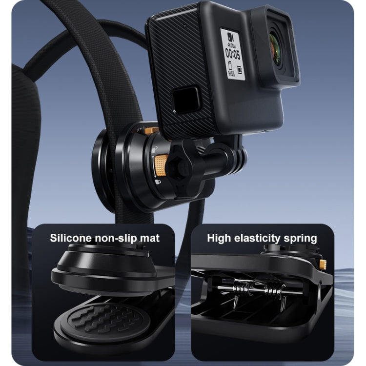 PULUZ Magnetic Quick Release Backpack Strap Clip (Black) - free shipping - PMC TechLife - Order now!