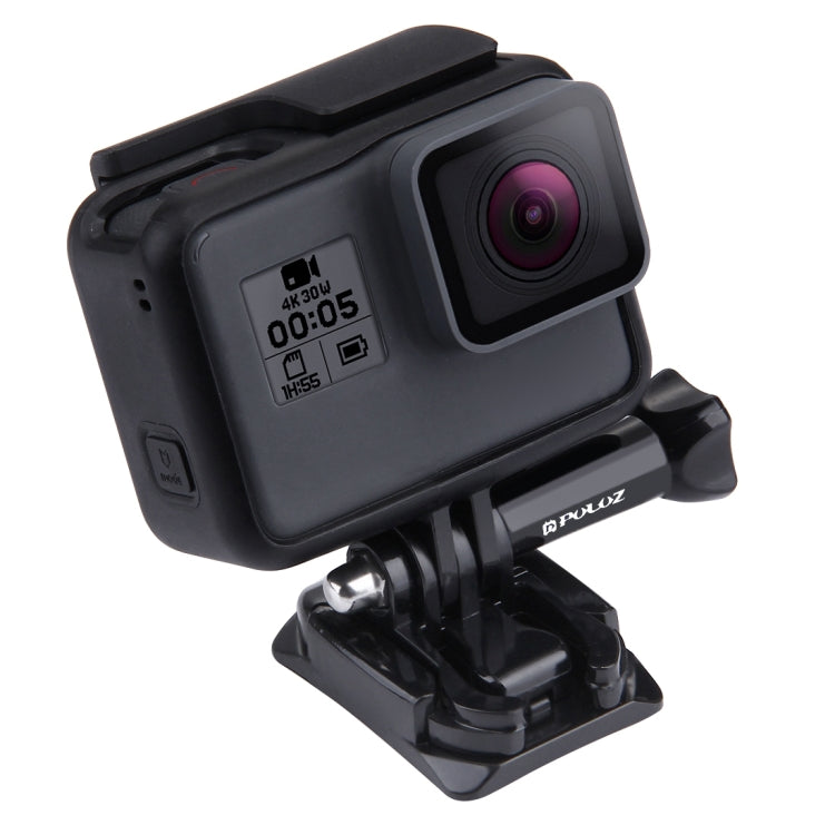 PULUZ 2 Curved Surface Mounts + 2 Adhesive Mount Stickers for PULUZ Action Sports Cameras Jaws Flex Clamp Mount for GoPro, Insta360, DJI and Other Action Cameras - Connection Mount by PULUZ | Online Shopping South Africa | PMC TechLife | Buy Now Pay Later Mobicred