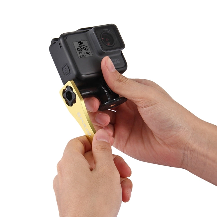 PULUZ CNC Aluminum Alloy Tighten Screw Cap Wrench Tool for GoPro Hero11 Black / HERO10 Black / HERO9 Black / HERO8 Black / HERO7 /6 /5 /5 Session /4 Session /4 /3+ /3 /2 /1, Xiaoyi and Other Action Cameras(Gold) - free shipping - PMC TechLife - Order now!