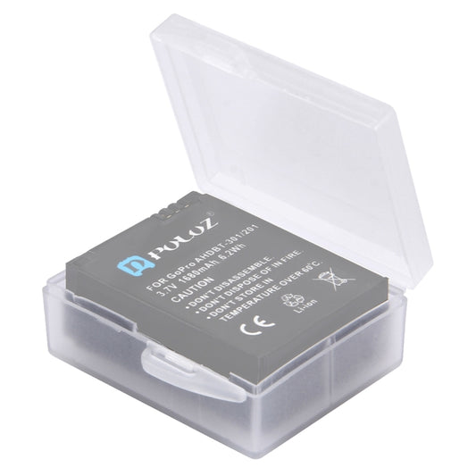 PULUZ Hard Plastic Transparent Battery Storage Box (for GoPro HERO8 Black /7 /6 /5 Battery) -  by PMC Jewellery | Online Shopping South Africa | PMC Jewellery | Buy Now Pay Later Mobicred