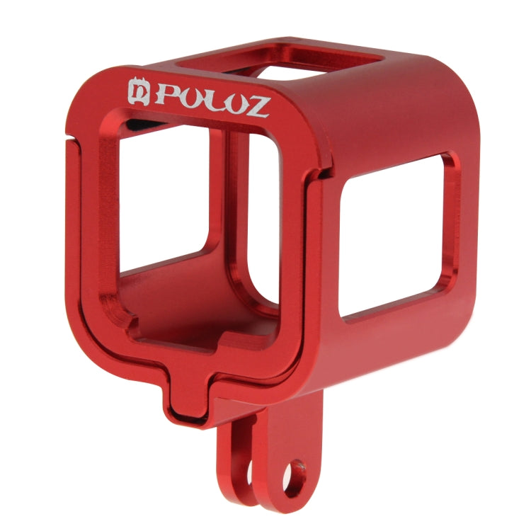 PULUZ Housing Shell CNC Aluminum Alloy Protective Cage with Insurance Frame for GoPro HERO5 Session /HERO4 Session /HERO Session(Red) - free shipping - PMC TechLife - Order now!