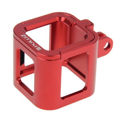 PULUZ Housing Shell CNC Aluminum Alloy Protective Cage with Insurance Frame for GoPro HERO5 Session /HERO4 Session /HERO Session(Red) - Metal Cases by PULUZ | Online Shopping South Africa | PMC Jewellery | Buy Now Pay Later Mobicred