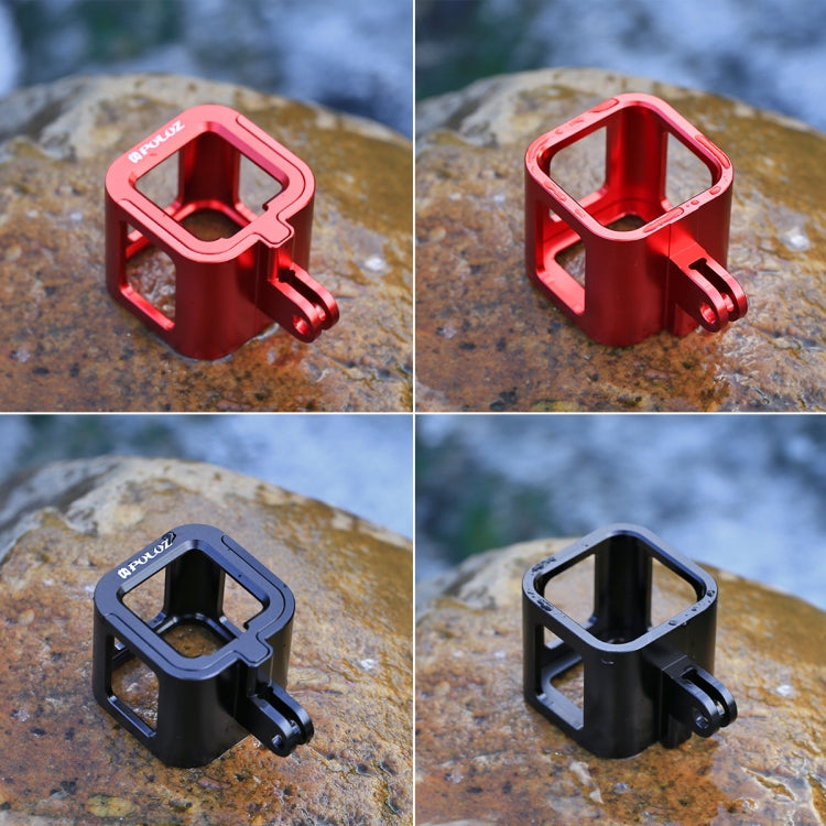 PULUZ Housing Shell CNC Aluminum Alloy Protective Cage with Insurance Frame for GoPro HERO5 Session /HERO4 Session /HERO Session(Silver) - Metal Cases by PULUZ | Online Shopping South Africa | PMC TechLife | Buy Now Pay Later Mobicred