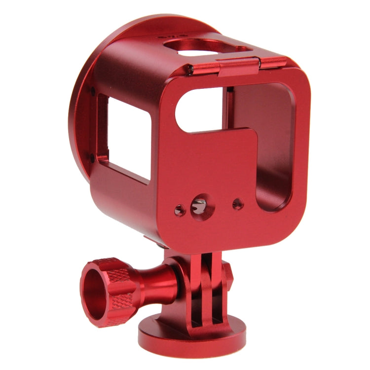 PULUZ Housing Shell CNC Aluminum Alloy Protective Cage Kit with Metal Wrench & Lens Cap & Screw & Tripod Adapter for GoPro HERO5 Session /HERO4 Session /HERO Session(Red) - Metal Cases by PULUZ | Online Shopping South Africa | PMC Jewellery | Buy Now Pay Later Mobicred