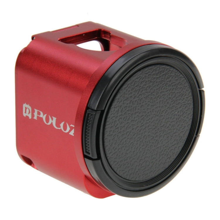 PULUZ Housing Shell CNC Aluminum Alloy Protective Cage Kit with Metal Wrench & Lens Cap & Screw & Tripod Adapter for GoPro HERO5 Session /HERO4 Session /HERO Session(Red) - free shipping - PMC TechLife - Order now!