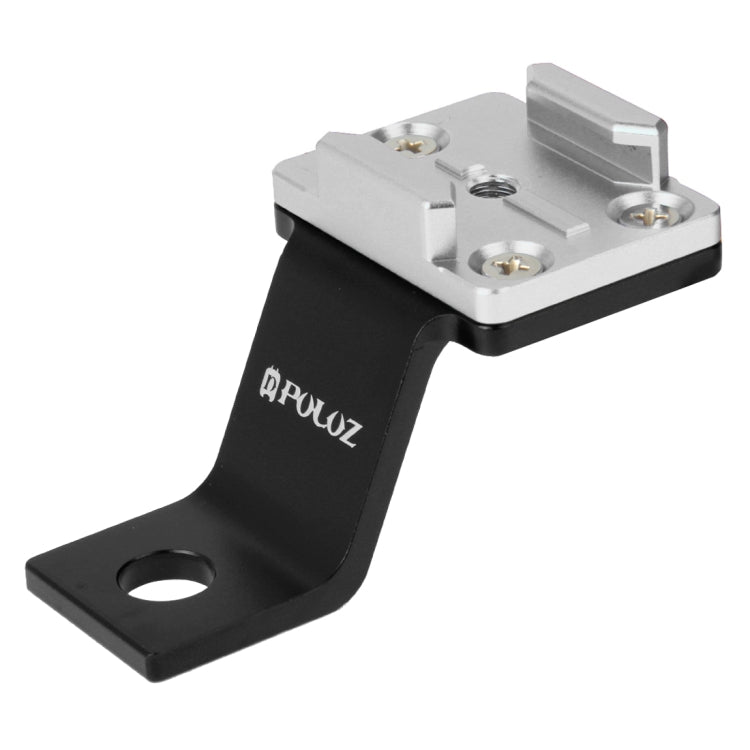 PULUZ Fixed Metal Motorcycle Holder Mount for GoPro, Insta360, DJI and Other Action Cameras(Silver) - free shipping - PMC TechLife - Order now!