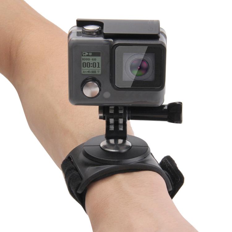 PULUZ 3 in 1 Hand Wrist Arm Leg Straps 360-degree Rotation Mount for GoPro, Insta360, DJI and Other Action Cameras(Black) - Wrist Strap by PULUZ | Online Shopping South Africa | PMC TechLife | Buy Now Pay Later Mobicred