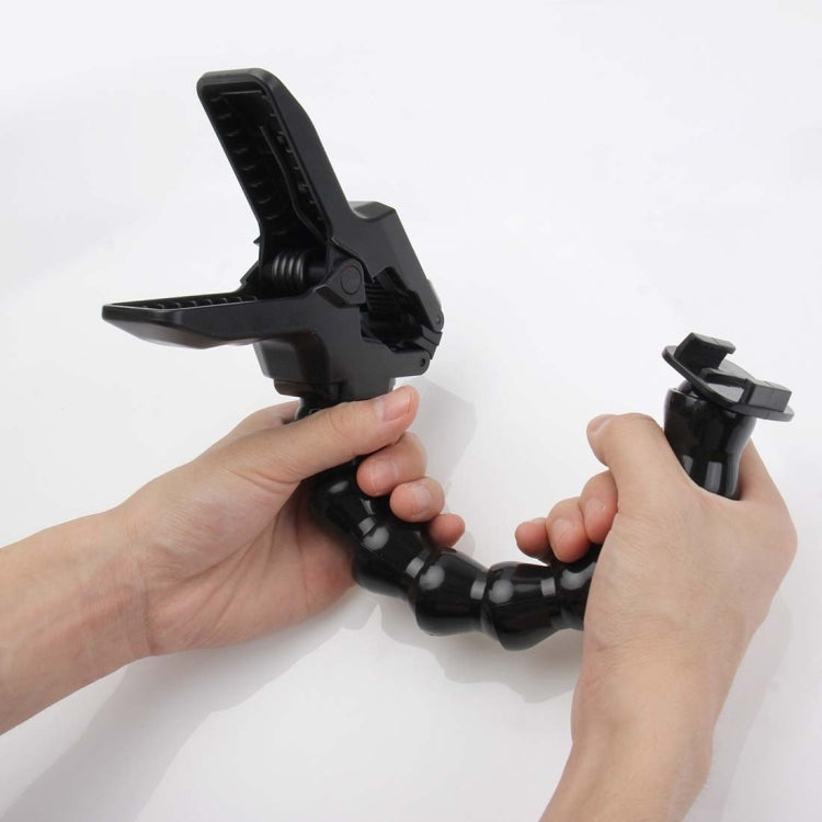 PULUZ Action Sports Cameras Jaws Flex Clamp Mount for GoPro, Insta360, DJI and Other Action Cameras - Holder by PULUZ | Online Shopping South Africa | PMC TechLife | Buy Now Pay Later Mobicred