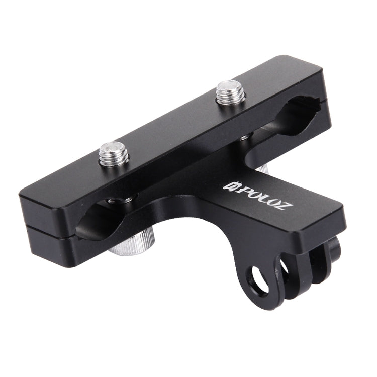 PULUZ Aluminium Alloy Bike Seat Cushion Mount for GoPro Hero12 Black / Hero11 /10 /9 /8 /7 /6 /5, Insta360 Ace / Ace Pro, DJI Osmo Action 4 and Other Action Cameras(Black) - Bicycle Handlebar Mount by PULUZ | Online Shopping South Africa | PMC TechLife | Buy Now Pay Later Mobicred