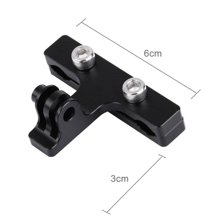 PULUZ Aluminium Alloy Bike Seat Cushion Mount for GoPro Hero12 Black / Hero11 /10 /9 /8 /7 /6 /5, Insta360 Ace / Ace Pro, DJI Osmo Action 4 and Other Action Cameras(Black) - Bicycle Handlebar Mount by PULUZ | Online Shopping South Africa | PMC TechLife | Buy Now Pay Later Mobicred