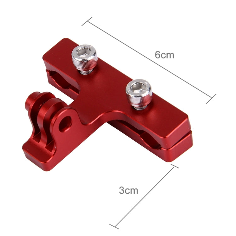 PULUZ Aluminium Alloy Bike Seat Cushion Mount for for GoPro Hero12 Black / Hero11 /10 /9 /8 /7 /6 /5, Insta360 Ace / Ace Pro, DJI Osmo Action 4 and Other Action Cameras(Red) - Bicycle Handlebar Mount by PULUZ | Online Shopping South Africa | PMC TechLife | Buy Now Pay Later Mobicred