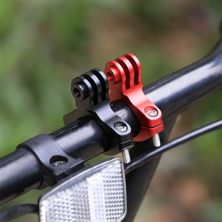 PULUZ Bike Handlebar Adapter Aluminum Mount for GoPro, Insta360, DJI and Other Action Cameras(Black) - Bicycle Handlebar Mount by PULUZ | Online Shopping South Africa | PMC TechLife | Buy Now Pay Later Mobicred