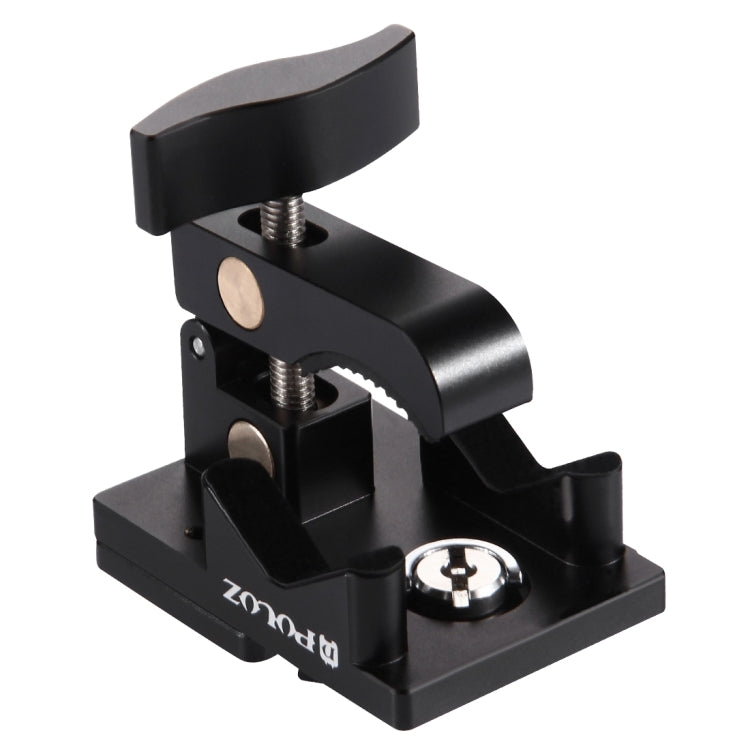 PULUZ Aluminium Alloy Mount Universal Fixing Clamp for GoPro, Insta360, DJI and Other Action Cameras - Bicycle Handlebar Mount by PULUZ | Online Shopping South Africa | PMC TechLife | Buy Now Pay Later Mobicred