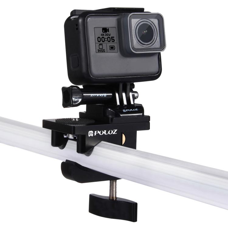 PULUZ Aluminium Alloy Mount Universal Fixing Clamp for GoPro, Insta360, DJI and Other Action Cameras - Bicycle Handlebar Mount by PULUZ | Online Shopping South Africa | PMC TechLife | Buy Now Pay Later Mobicred