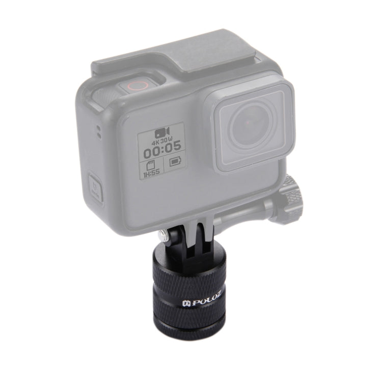 PULUZ 1/4 Inch Screw Hole Tripod Mount CNC Adapter for GoPro, Insta360, DJI and Other Action Cameras - free shipping - PMC TechLife - Order now!