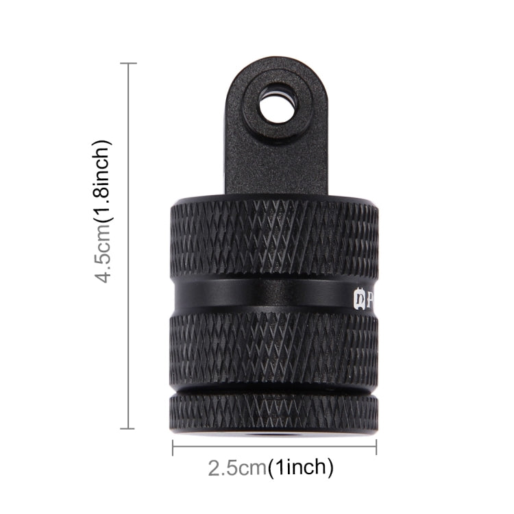 PULUZ 1/4 Inch Screw Hole Tripod Mount CNC Adapter for GoPro, Insta360, DJI and Other Action Cameras - free shipping - PMC TechLife - Order now!