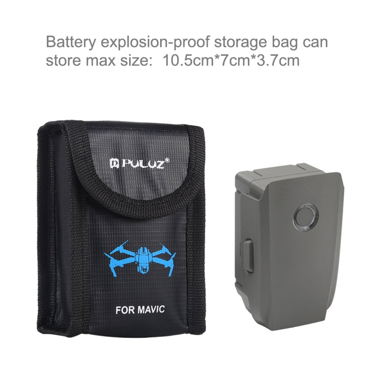 PULUZ Lithium Battery Explosion-proof Safety Protection Storage Bags for DJI / Sony / Nikon / Canon Camera Battery - Backpacks & Bags by PULUZ | Online Shopping South Africa | PMC Jewellery | Buy Now Pay Later Mobicred