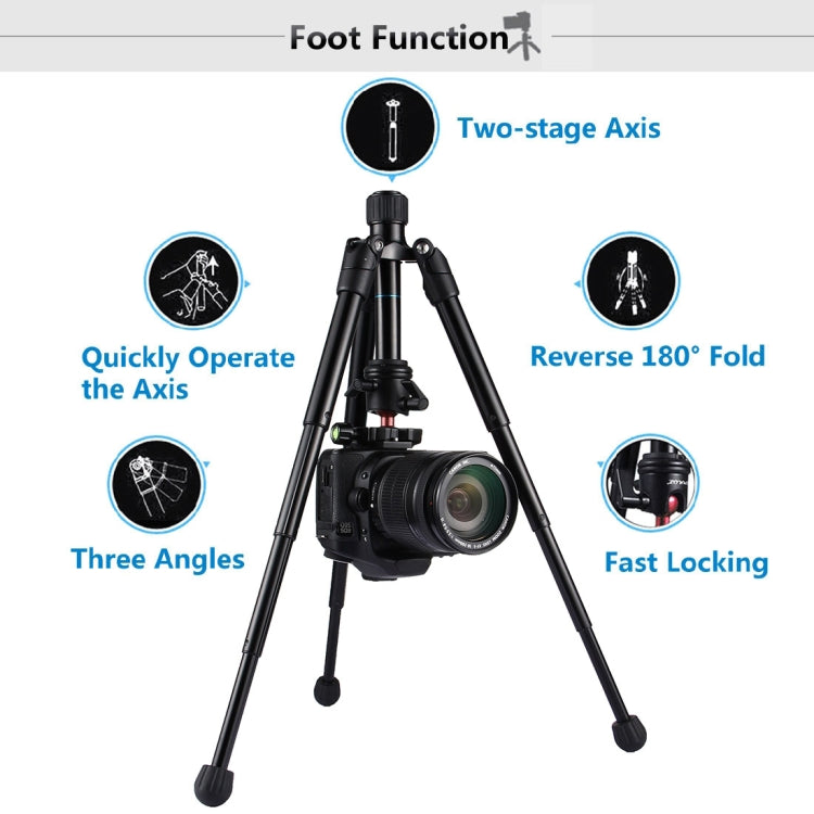 PULUZ  Pocket Mini Microspur Photos Magnesium Alloy Tripod Mount with 360 Degree Ball Head  for DSLR &  Digital Camera, Adjustable Height: 24.5-57cm, Load Max: 3kg - free shipping - PMc TechLife - Order now!