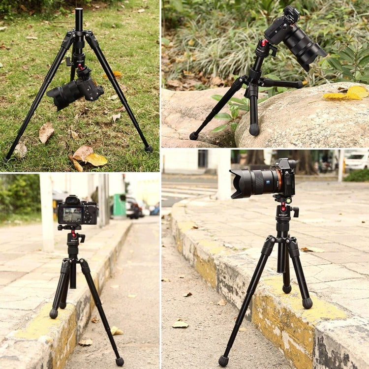 PULUZ  Pocket Mini Microspur Photos Magnesium Alloy Tripod Mount with 360 Degree Ball Head  for DSLR &  Digital Camera, Adjustable Height: 24.5-57cm, Load Max: 3kg - free shipping - PMc TechLife - Order now!