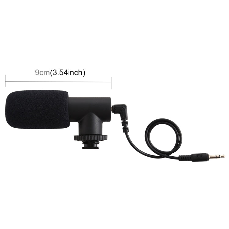 PULUZ 3.5mm Audio Stereo Recording Vlogging Professional Interview Microphone for DSLR & DV Camcorder, Smartphones - Camera Microphone by PULUZ | Online Shopping South Africa | PMC Jewellery | Buy Now Pay Later Mobicred