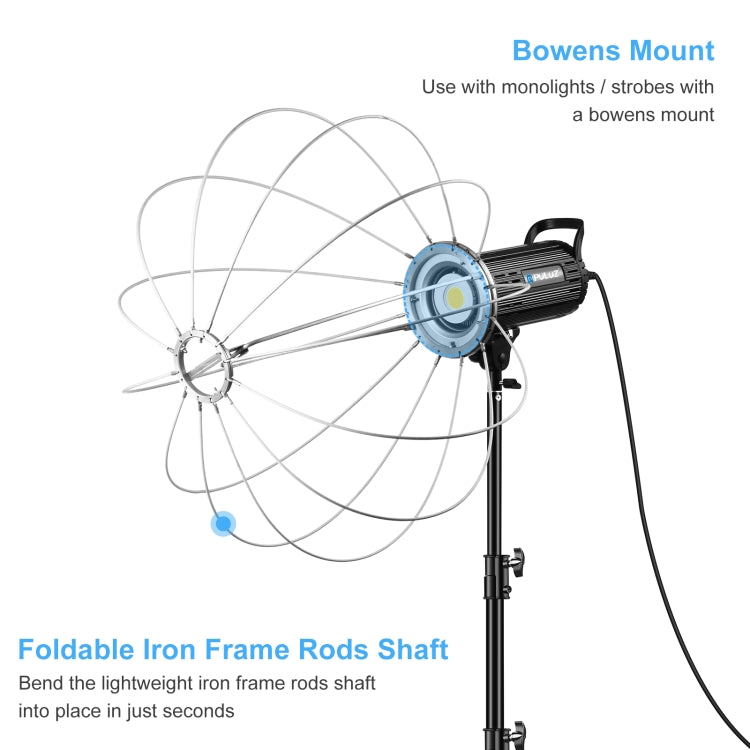 PULUZ 65cm Foldable Lantern Softbox SpeedLite Flash Light Foldable Diffuser - free shipping - PMC TechLife - Order now!