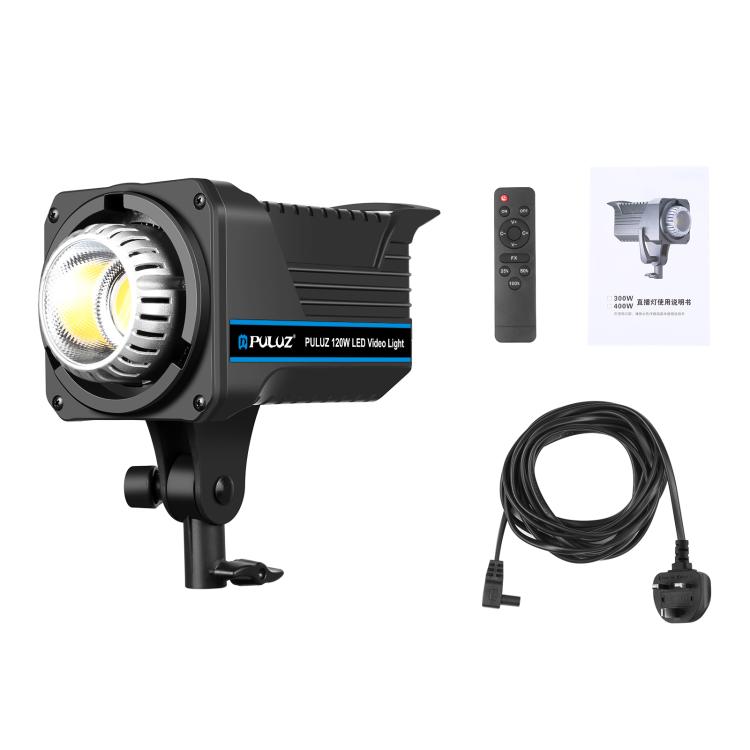 PULUZ 220V 120W Studio Video Light Dual Color Temperature Built-in Dissipate Heat System with Remote Control(UK Plug) - free shipping - PMC TechLife - Order now!