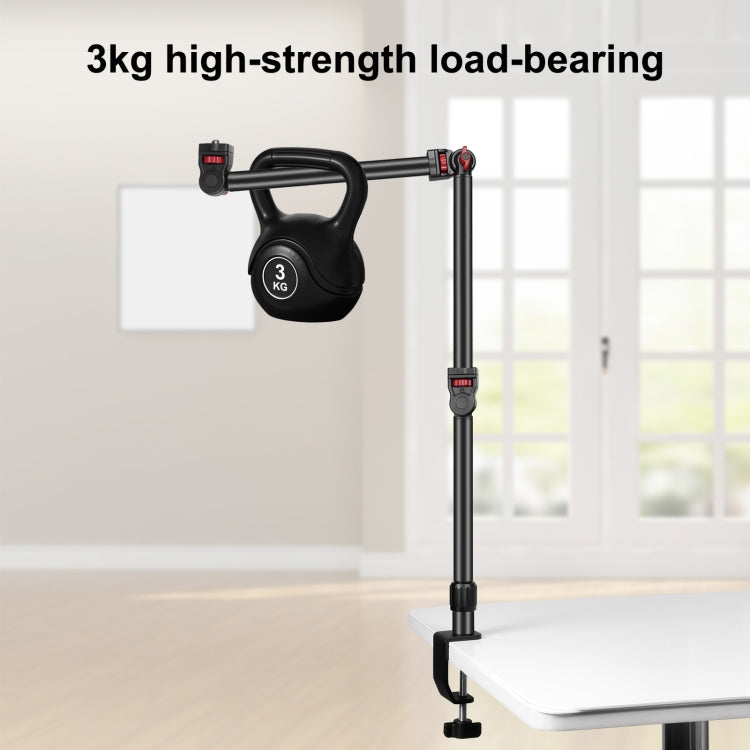 PULUZ Overhead Camera Mount C-Clamp Desk Stand Live Holder(Black) - Stand by PULUZ | Online Shopping South Africa | PMC Jewellery | Buy Now Pay Later Mobicred