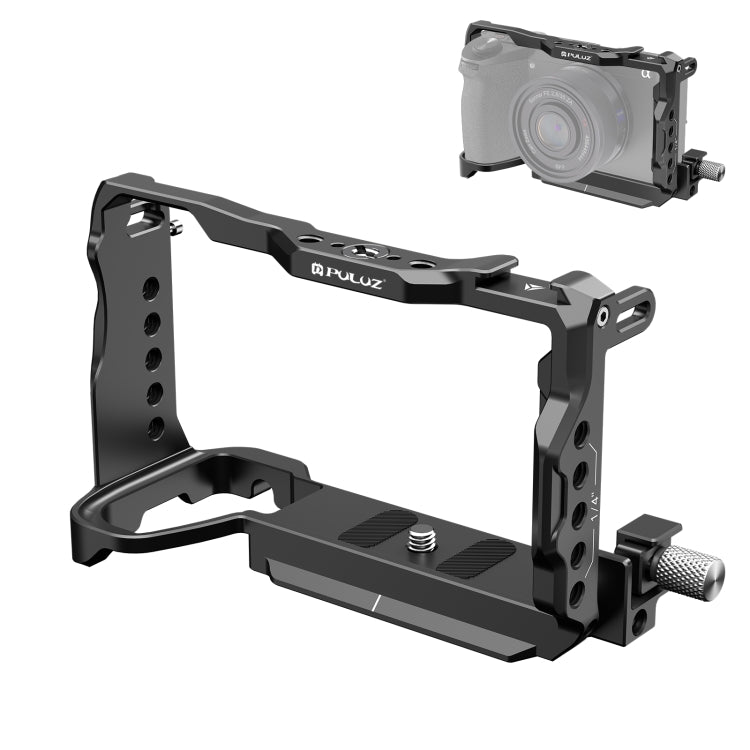 For  Sony A6700 PULUZ Metal Camera Cage Stabilizer Rig (Black) - free shipping - PMC TechLife - Order now!