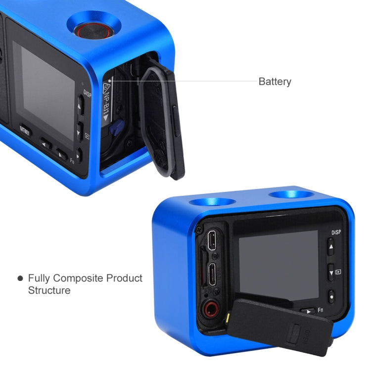 PULUZ for Sony RX0 Aluminum Alloy Protective Cage + 37mm UV Filter Lens + Lens Sunshade with Screws and Screwdrivers(Blue) - Metal Cases by PULUZ | Online Shopping South Africa | PMC TechLife | Buy Now Pay Later Mobicred