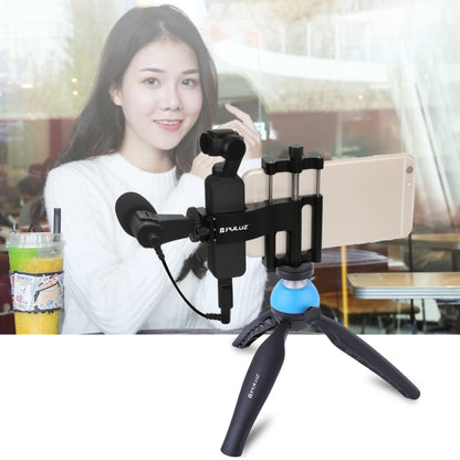 PULUZ Multifunction Aluminum Alloy Smartphone Fixing Clamp Expansion Holder Mount Bracket for DJI OSMO Pocket / Pocket 2 - Mount & Holder by PULUZ | Online Shopping South Africa | PMC Jewellery | Buy Now Pay Later Mobicred