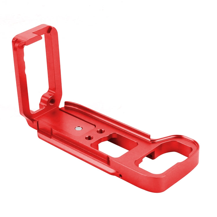 PULUZ 1/4 inch Vertical Shoot Quick Release L Plate Bracket Base Holder for Sony A9 (ILCE-9) / A7 III/ A7R III(Red) - L-Bracket by PULUZ | Online Shopping South Africa | PMC TechLife | Buy Now Pay Later Mobicred