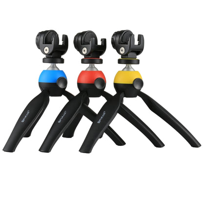 PULUZ Pocket Mini Tripod Mount with 360 Degree Ball Head & Phone Clamp for Smartphones(Blue) - Tripods by PULUZ | Online Shopping South Africa | PMC Jewellery | Buy Now Pay Later Mobicred