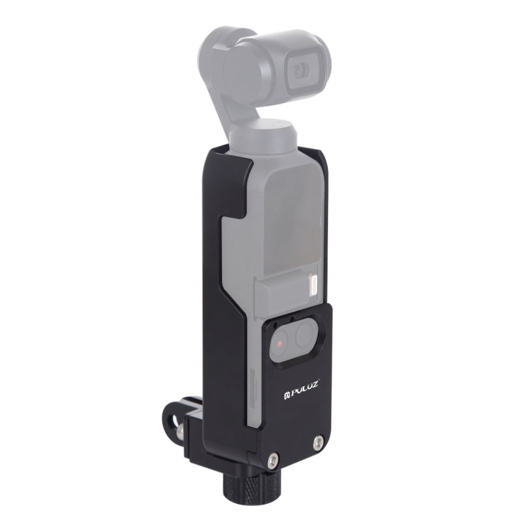 PULUZ Housing Shell CNC Aluminum Alloy Protective Cover for DJI OSMO Pocket(Black) - Mount & Holder by PULUZ | Online Shopping South Africa | PMC TechLife | Buy Now Pay Later Mobicred