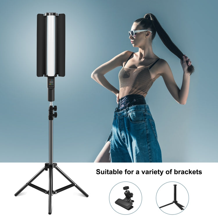 PULUZ 190 LEDs Photo Handheld Stick Light Full Color RGB Fill Light with Barndoor - free shipping - PMC TechLife - Order now!